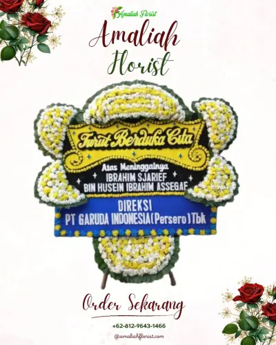 Papan Bunga Duka di Cibunigeulis